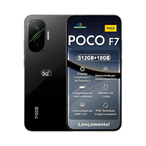 POCO F7 – 512GB - Preto